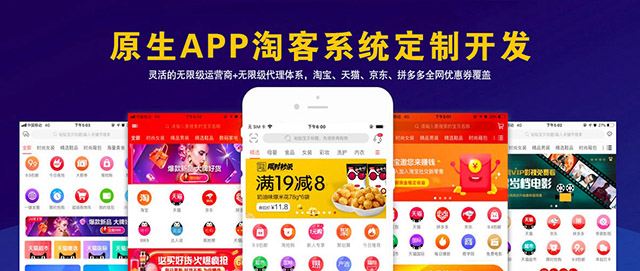 新睿淘客软件淘客返利APP软件开发商